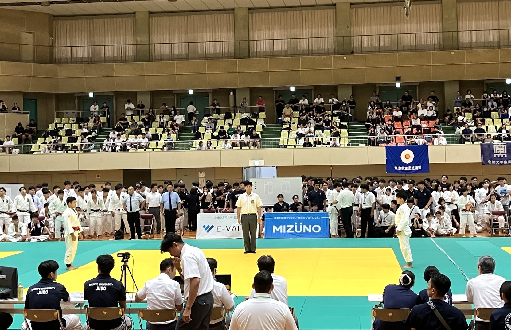 東海学生柔道体重別選手権大会にご招待いただきました